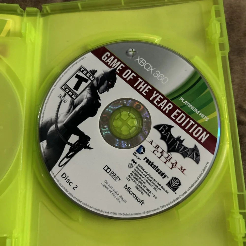 Batman: Arkham City (GOTY) | Xbox 360, 2012 | CIB | Tested & Works